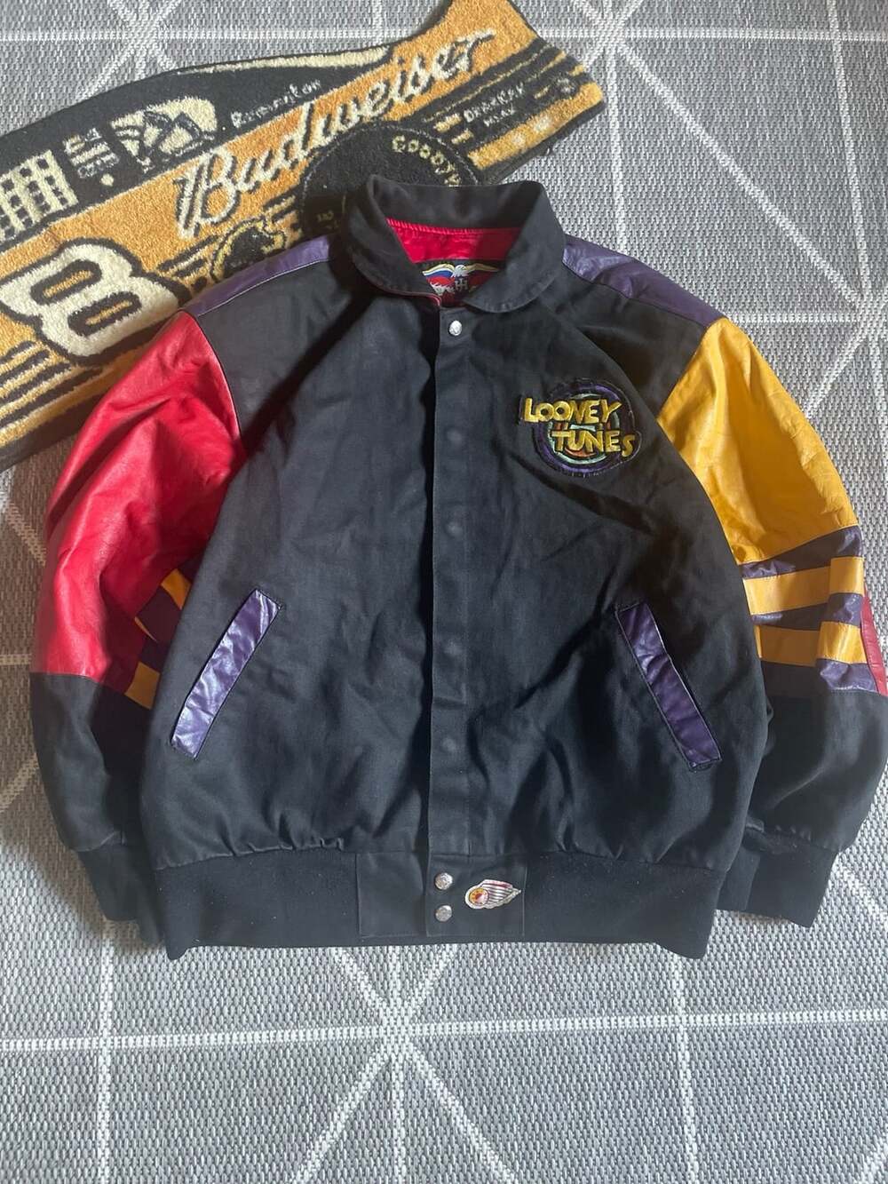 Vintage 90s Jeff Hamilton Looney Tunes Jacket